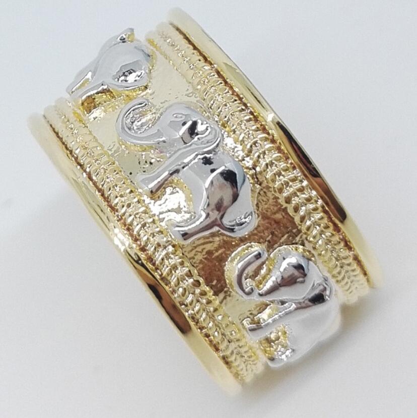 

jewelry punk band rings elephants silver plated band rings for women hot fashion free of shipping