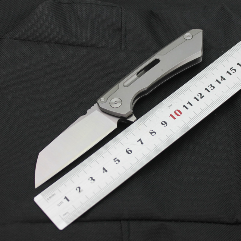

Outdoor Camping Wide Rescue Folder D2 Edge All Steel Handle Blade Handle Outdoor Camping EDC Pocket Knife