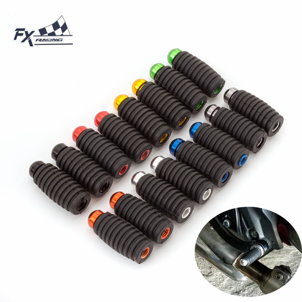 

6mm CNC Motorcycle Footrest Gear Shift Lever Foot Peg Pedal For cb190r forza 300 msx125 steed 400 cbf 600 vfr 750 cb1000r