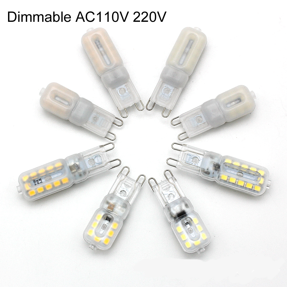 

Dimmable G9 Led Corn Bulb 3W 5W 2835 LED Light 110V 220V 14 22 LED Lamp Replace 30W 50W Halogen Light