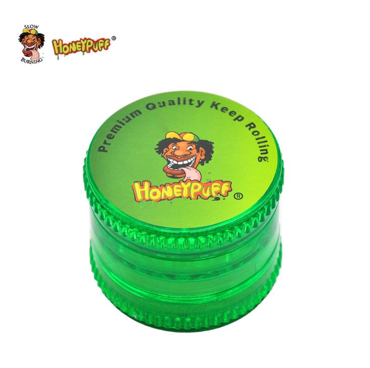 

Four-layer Smoke Grinder with 61mm Diameter Plastic Transparent Grinder