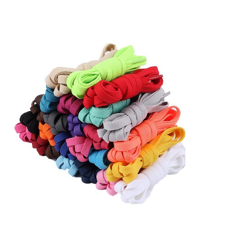 

Flat Polyester Shoelaces Dress Canvas Shoes Lace Sneaker Boots Shoe Laces Unisex Strings Shoelace 54 Colors width 8mm