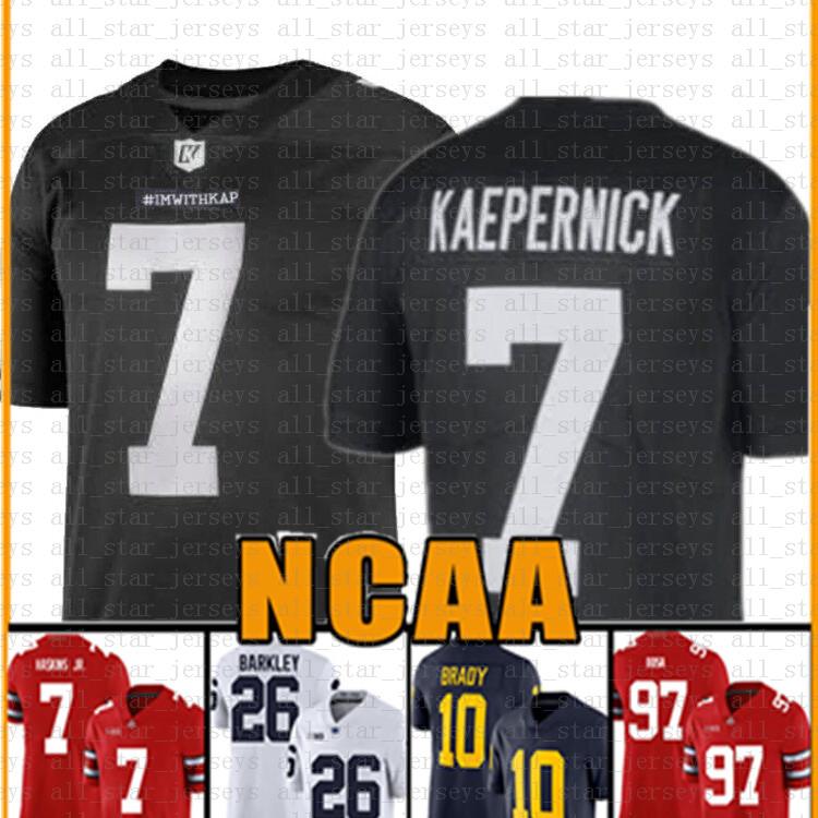

IMWITHKAP Jerseys Colin Kaepernick Nick Bosa Dwayne Haskins Jr Tua Tagovailoa Tom Brady Saquon Barkley Trevor Lawrence Travis Etienne Jr., Ncaa (laohu)
