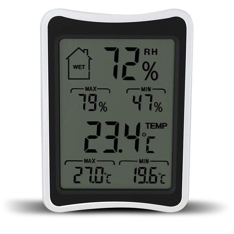

Digital LCD Environment Thermometer Hygrometer Humidity Temperature Meter Big Screen Indoor Household Thermometers And Hygrometer DBC VT1144