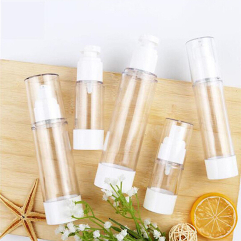 

1Pc Transparent Empty Spray Bottles 15ML/30ML/50ML/80ML/100ML Plastic Mini Refillable Container Empty Cosmetic Containers