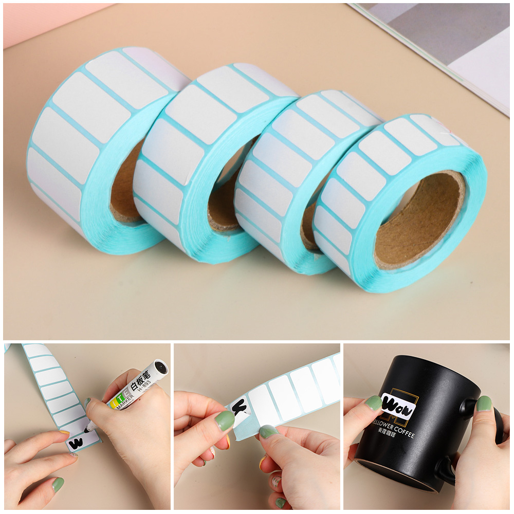 1 Roll 2*1cm Waterproof Adhesive Thermal Paper Label Price Blank Print Stickers