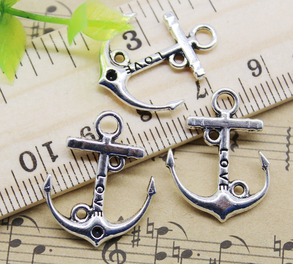 antique silver NEWME 40pcs Ballet Charms Pendant For DIY Jewelry Wholesale Crafting Bracelet and Necklace Making
