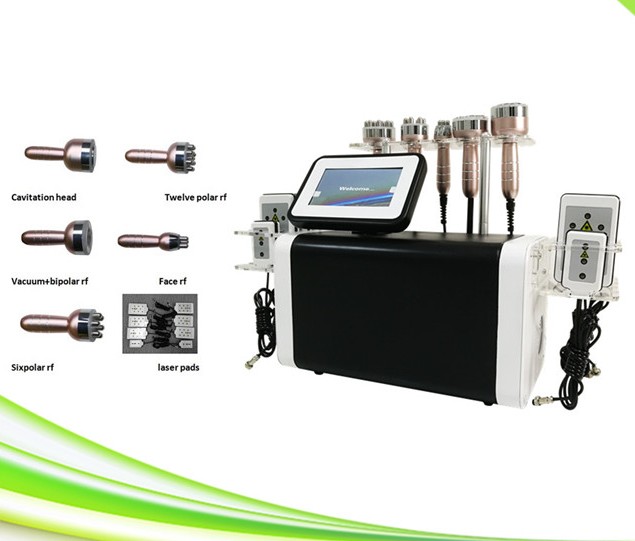 

6 in 1 tripolar rf skin tightening cavitation slimming machine cavitation rf face lift cavitation machine