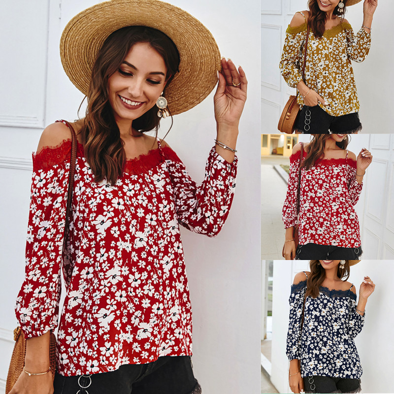 

2020 Spring Women Casual Cotton Lace Camis Ladies Floral Print Straight Tops Singlets Camisole Slim Thin Vest Short Shirt, Yellow
