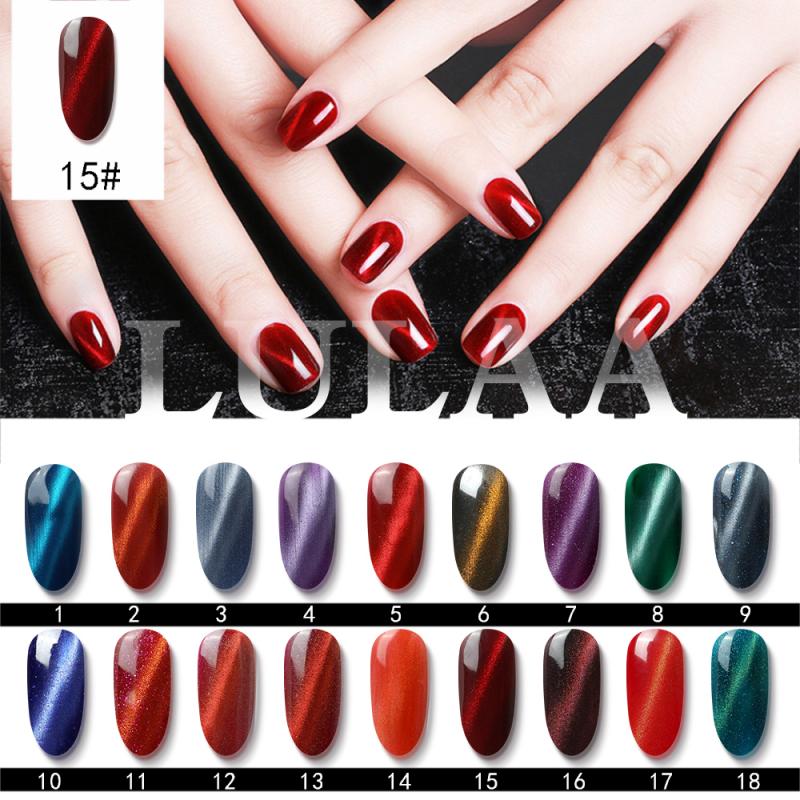 

New Nail Art Design Manicure 3D Cat Eye Gel Nail Glue Phototherapy Long Lasting Makeup Polish Glue Lacquer Varnish 8ml, 11