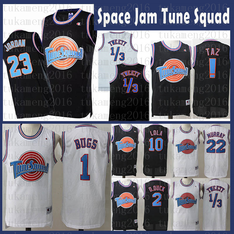 

white ! Taz 1/3 Tweety Tune Squad Space 2 Jam 1 Bugs Bunny Movie Jersey Michael 23 JD 22 Bill Murray 10 Lola 2 D.DUCK Basketball Jersey CERSJKJJJ