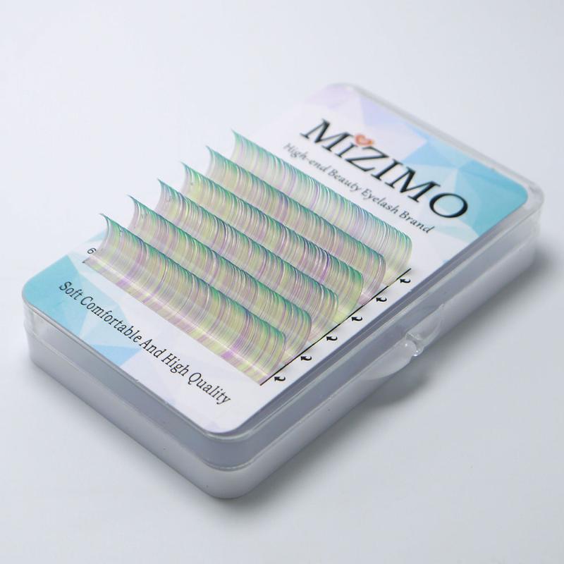 

New color eyelashes 8-15mm multi-color mixed personality eyelash extension tool
