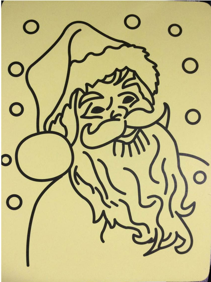 

Christmas sand art cards, magic sand art sticker A4 size thick cards 500gsm