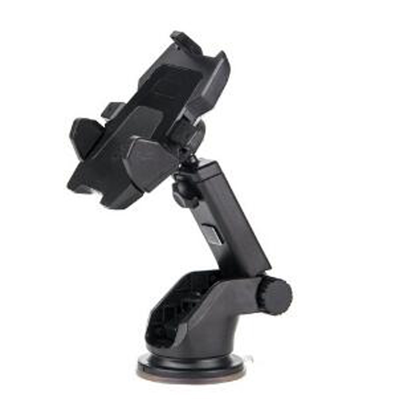 

Free Rotating Vehicle Support With Universal Sucker Rod and Silica Gel Dase, Black