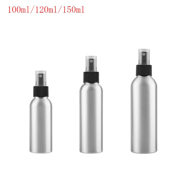 

30pc 100ml 150ml Perfume Spray Bottle Portable Travel Water Cosmetic Pocket Containers Empty Makeup Aluminum Multiple Size Reuse