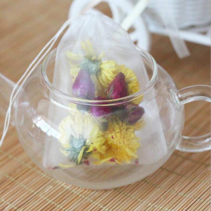 

100pic nylon drawstring tea bags empty bag coffee filter bagsscented tea bag