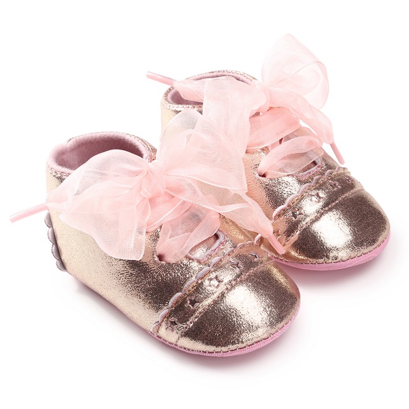 

Baby Shoes Newborn Baby Girl Shoes PU Cotton Soft Bottoms Mesh Girl First Walkers Fashion Prewalker, Black