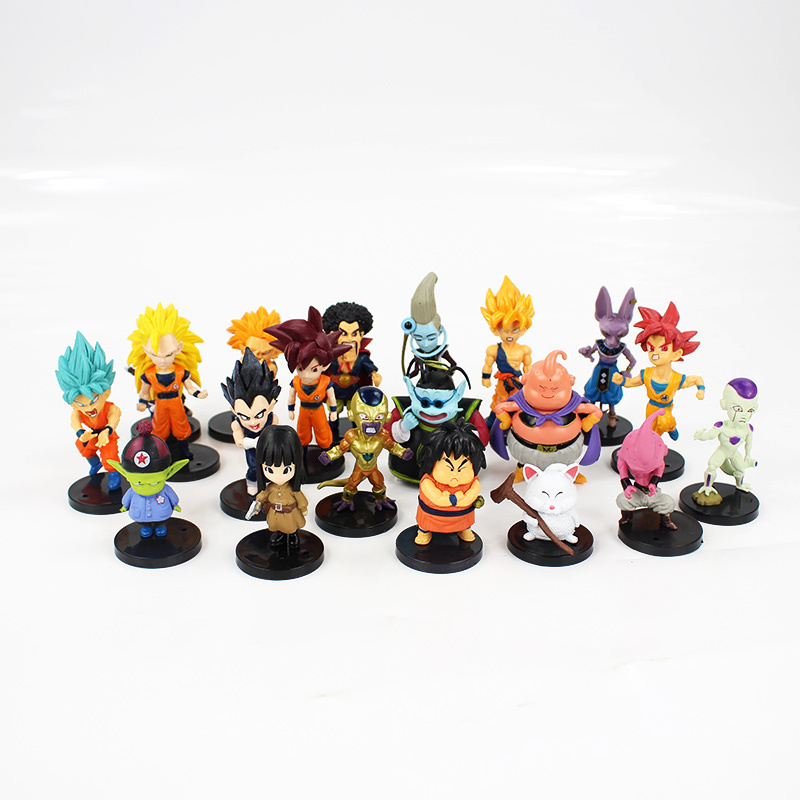 6pcs Dragonball Z Dragon Ball Z DBZ Mini Figure Toy Set Anime Goku Buu Boo