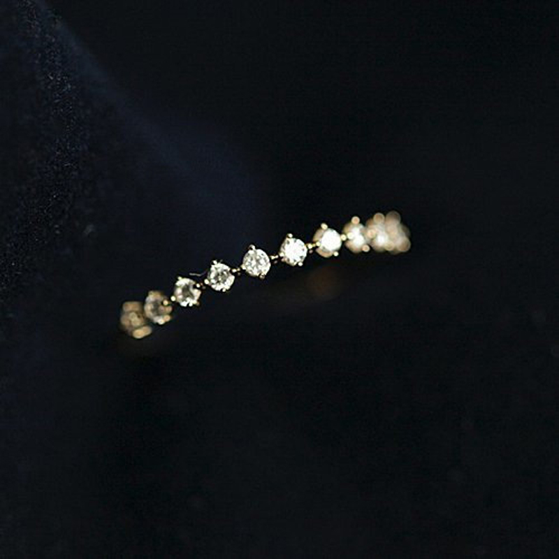 

Japanese Delicate Zircon Rings for Women Party Jewelry Charm Simple Princess Rings Fashion Wedding Engagement Bijoux Dropship