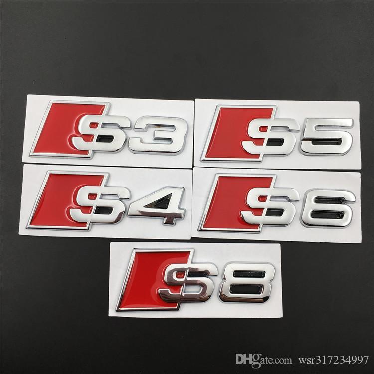 B256 RSQ3 Emblem Badge car Sticker Metal RS Q3 car Sticker New 