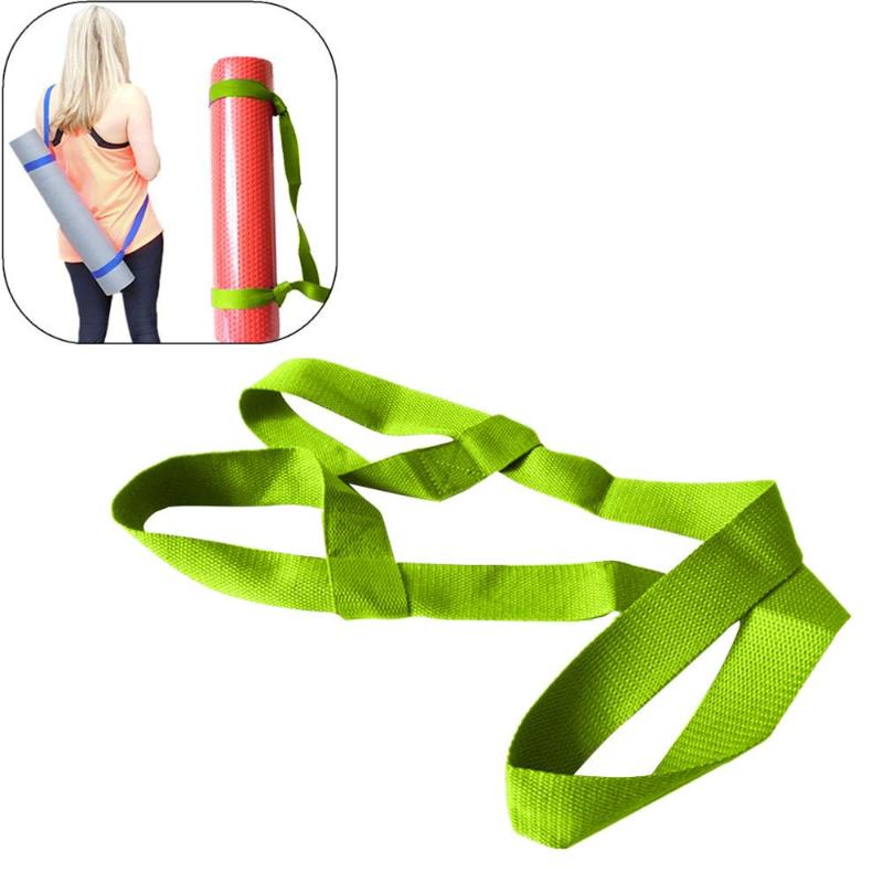 

High Quality Yoga Mat Strap Belt Adjustable Sports Sling Shoulder Carry Belt Exercise Stretch Fitness Elastic Yoga, Red