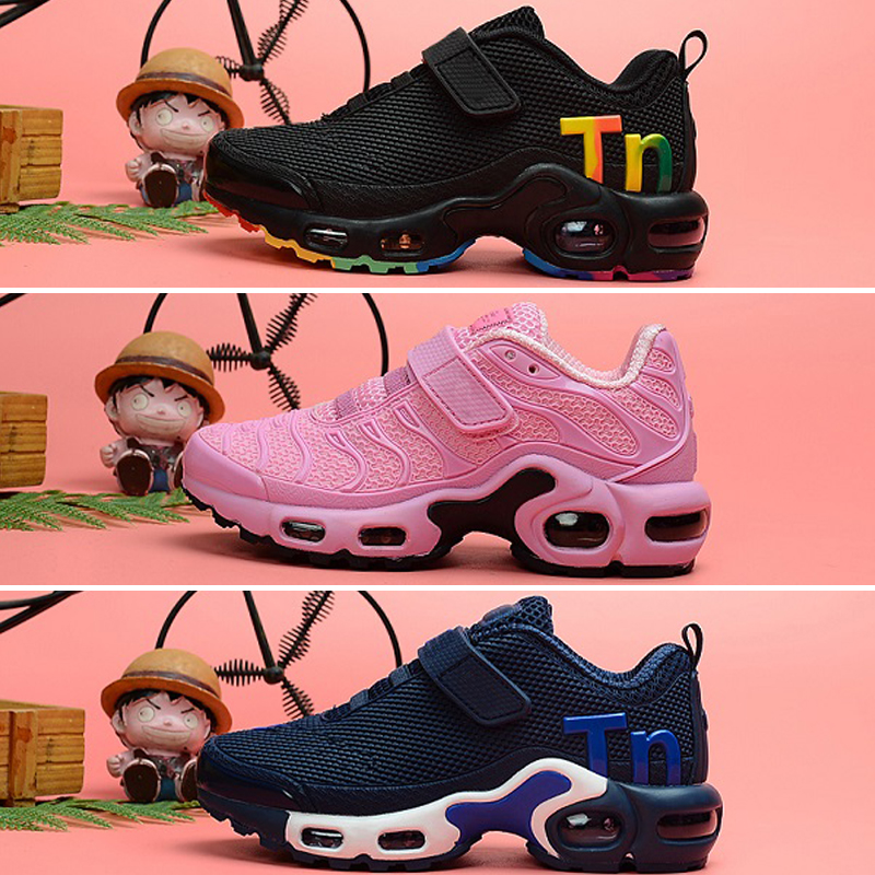

Kids baby plus tn boy girl shoe For children high quality classic parent-child athletic outdoor mix sneaker black casual shoes size28-35