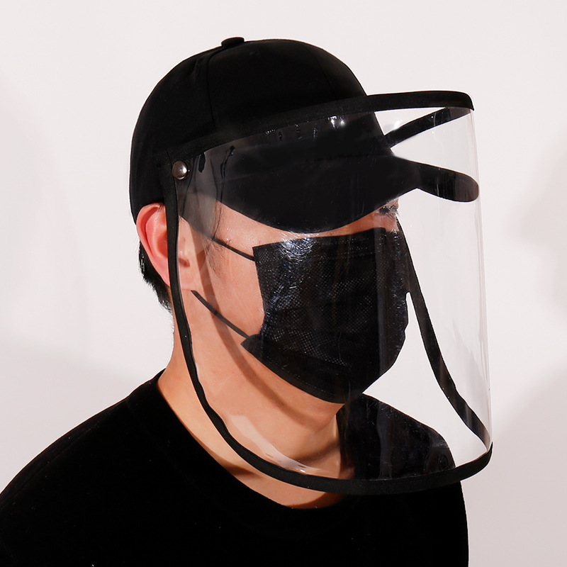 A Pink Sonnenhut Nackenschutz Transparente Schutzkappe Atemschutz Anti-Sand-Nebel-/Ölspritzer-Kappe Schirmm/ütze Abnehmbar UV Schutz Masken Baseball Cap Schutzhut Damen Hat Sport Outdoor M/ütze Kappen