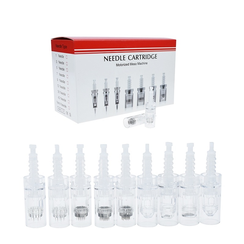

50pcs/lot Needle cartridge 9/12/36 42 pins for Dr.pen derma pen microneedle pen rechargeable dermapen dr pen needle