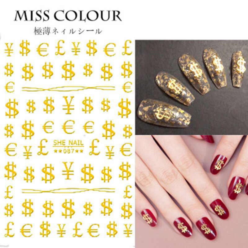 

F Nail Sticker Fruits Flowers Strawberry Nail Art Stickers Fashionable Decorations DIY Art Beauty, 090