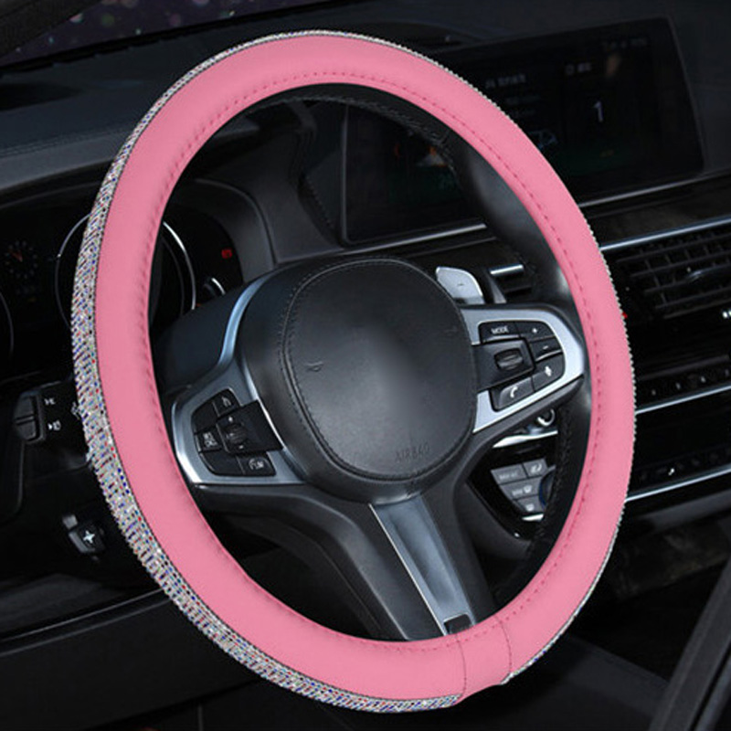 

1 Pc Replacement Steering Wheel Cover For Girls Ladies 1pc 38cm Car Auto Interior Accessories