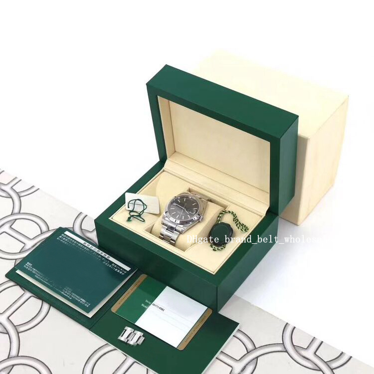 

Top box+40mm Asia 2813 Datejust 41mm Dark Rhodium Dial Strap Steel Men's Watch 126300 Watch and Box Automatic Mens Watch Watches, Gray