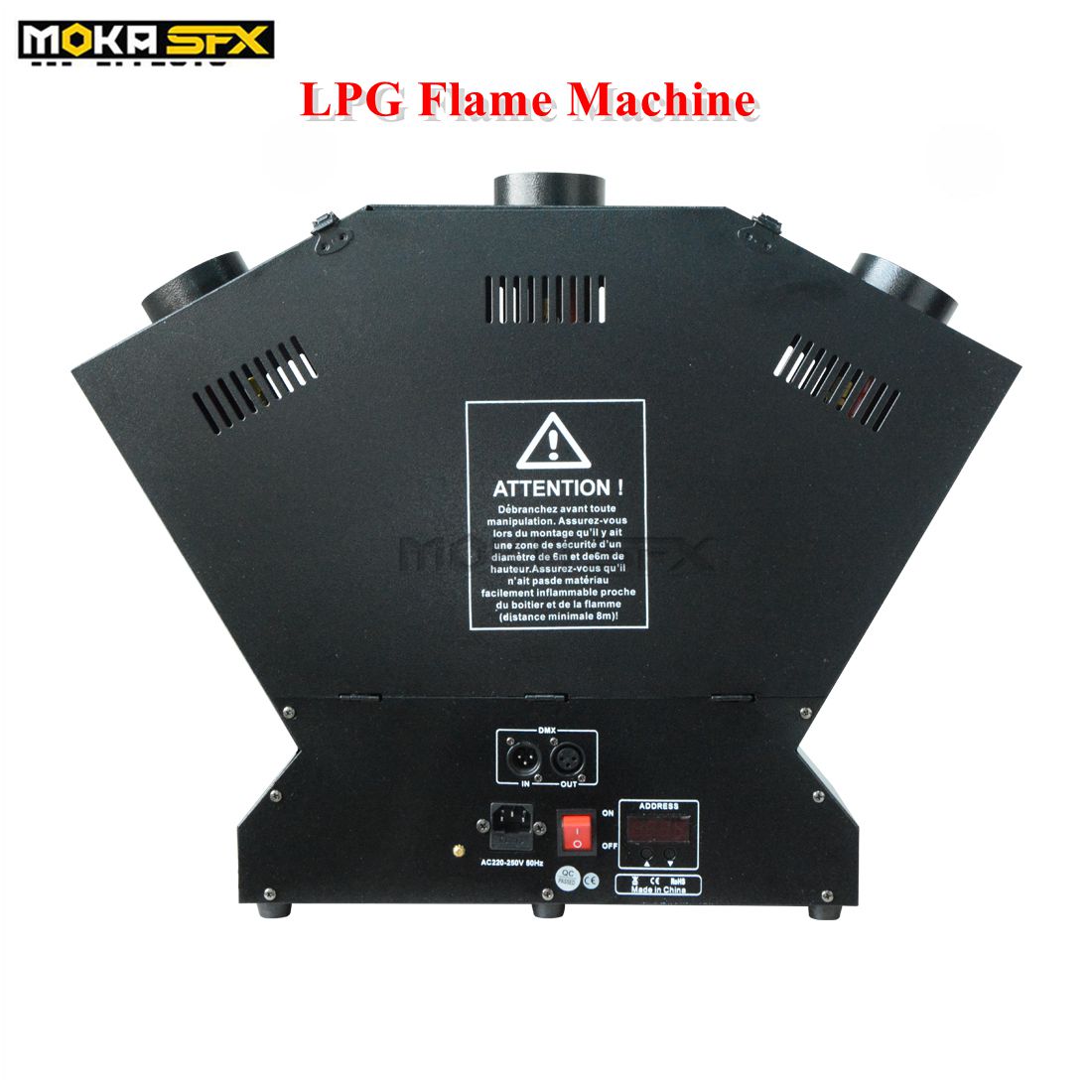 

3-head LPG Flame Machine Strong Effect stage flame thrower DMX fire effect machine stage effects flame machine
