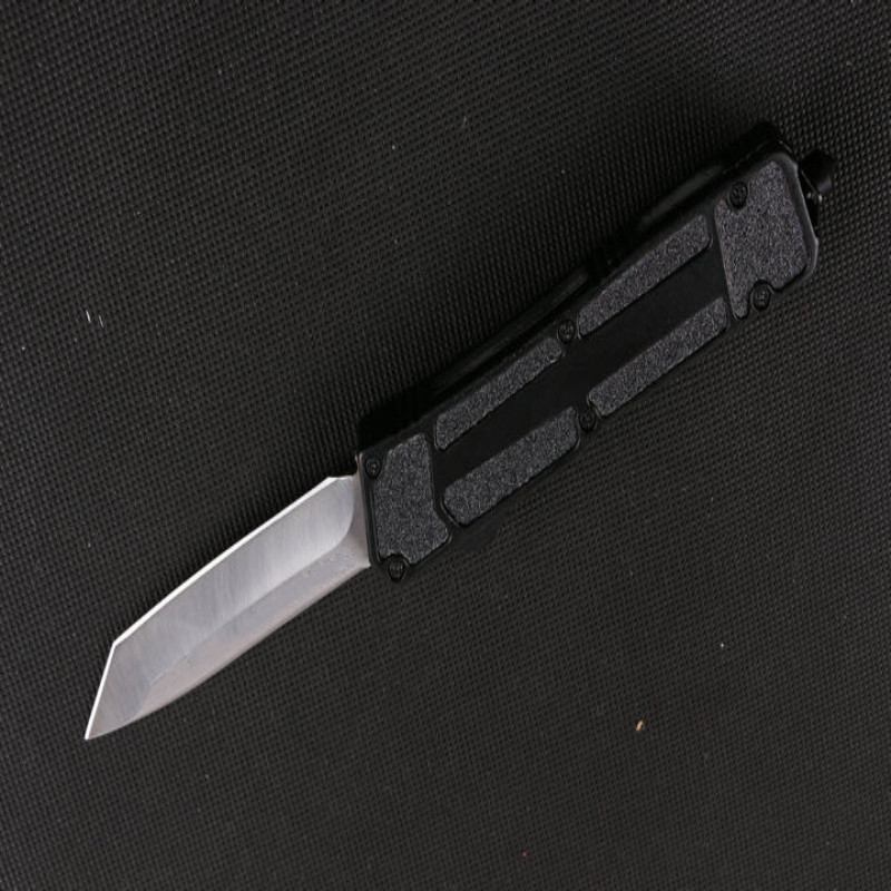 

Hot sale Scab T head single front full edge (sanding) Hunting Folding Pocket Knife Survival Knife Xmas gift for men 1pcs freeshipping