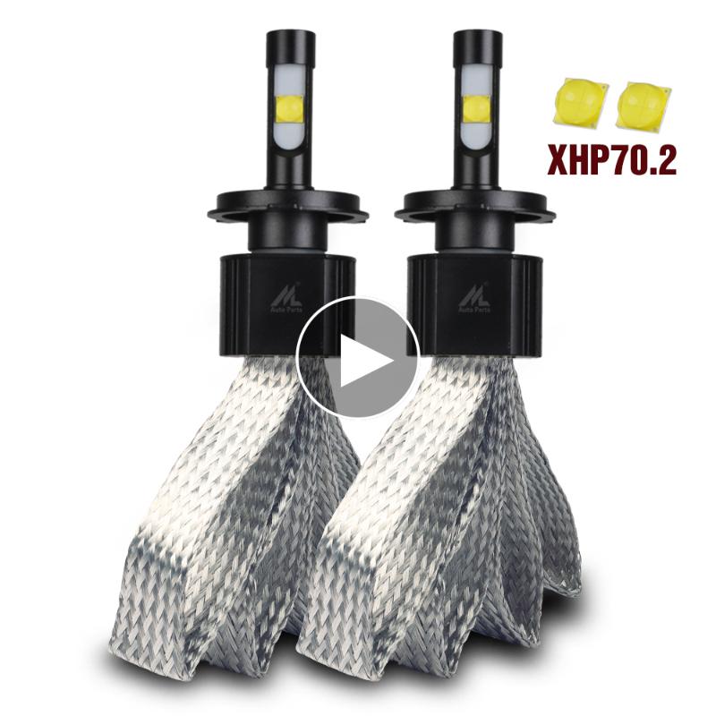 

XENPLUS H4 LED Headlight,New High Power Brightest Xhp70.2 Led Headlight 70W 14000Lm L9 H4 Car Light,2 Years Warranty