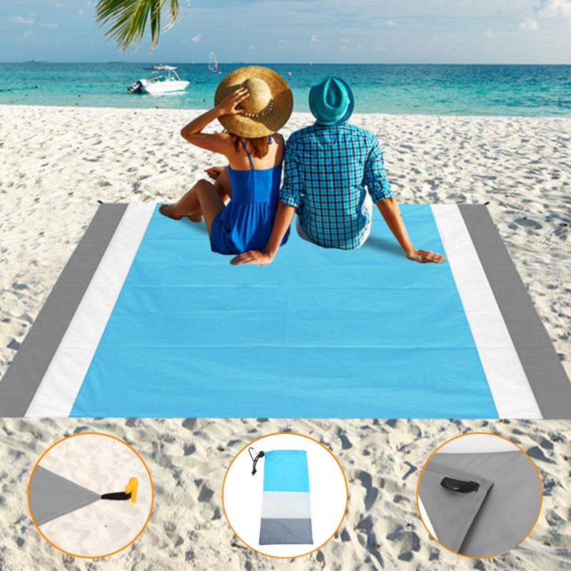 

Camping Mat Waterproof Beach Blanket Outdoor Lightweight Portable Picnic Ground Mat Mattress Camping Picnic 2.1*2m