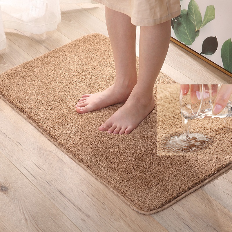 

Floor Mat Entrance Doormat Kitchen Carpet Printed Door Mat Tapete Water Absorption Carpet Bath Non-Slip Rug, Yellow