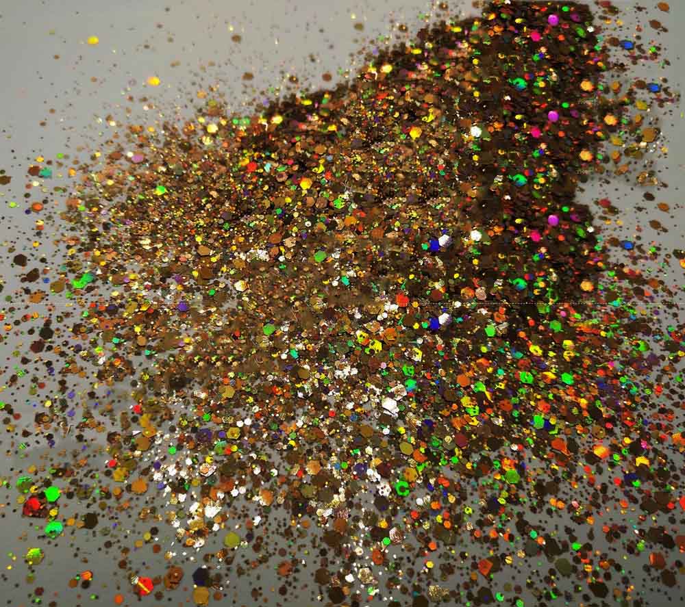 

Holographic Chunky Glitter 24 Colors 200g Face Body Eye Nail Festival Chunky Holographic Glitter Polyester GlitterJ441068