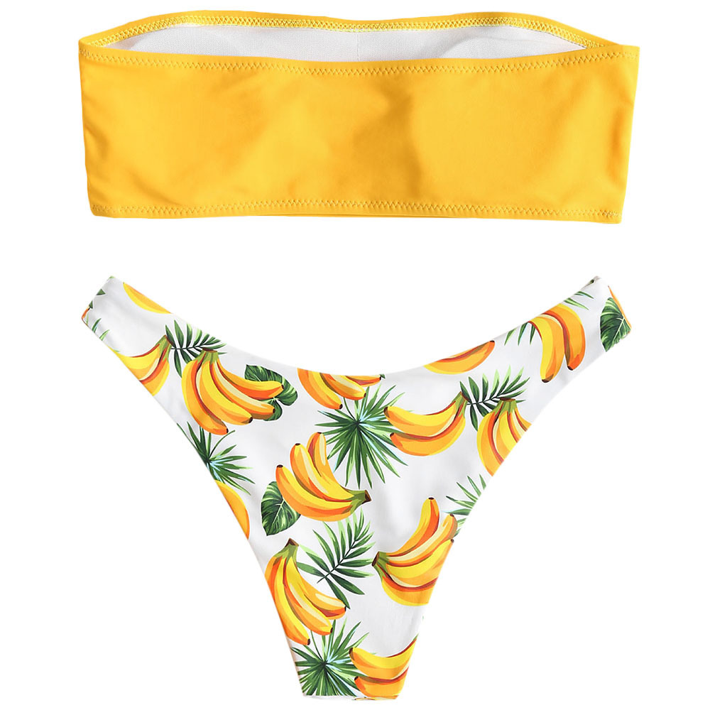 zaful banana bikini
