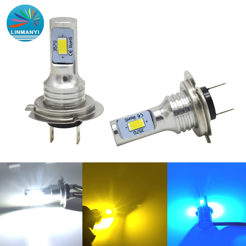 

Car H7 LED Lamp H4 H3 H1 H11 LED Front Bulb 9005 880 881 Ice lamp 6000K 12V Car Headlights Fog Light Kit 2PCS
