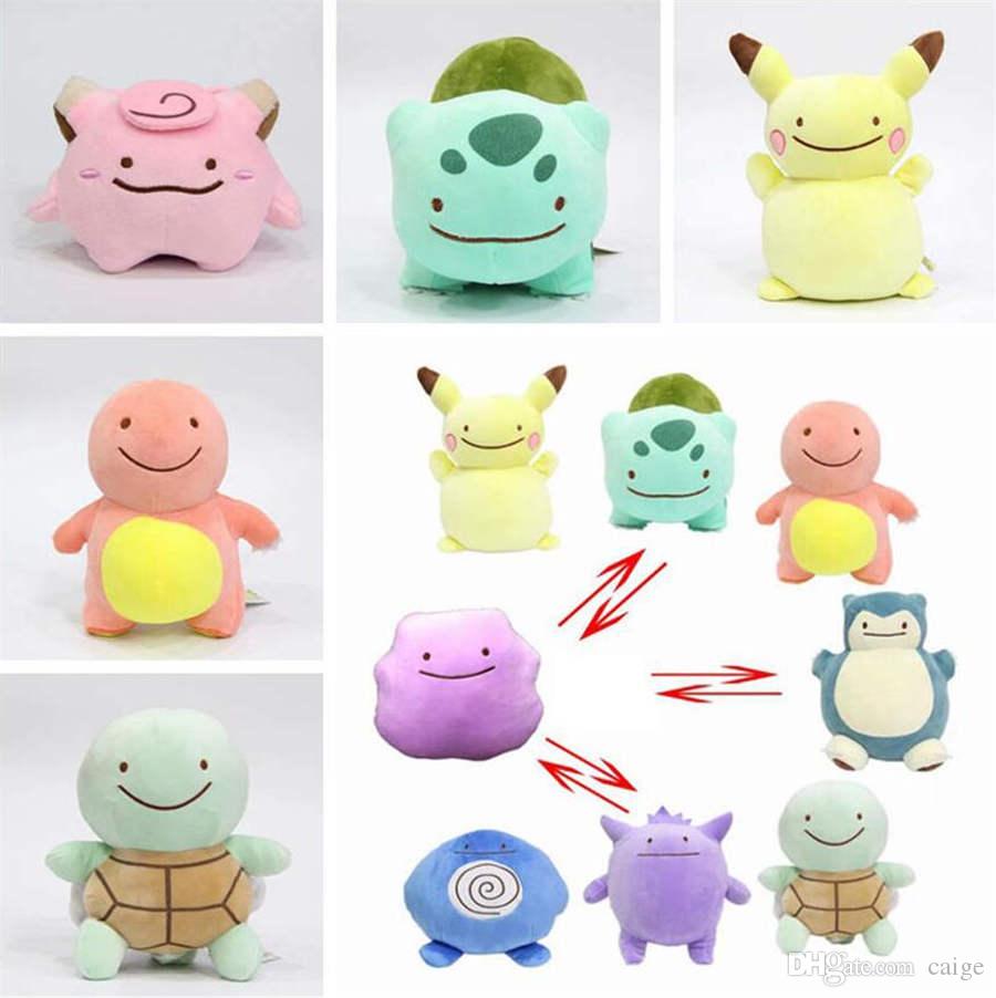 15cm Anime Ditto Plush Stuffed Toy Cute Pillow Doll Kids Christmas Birthday Gift