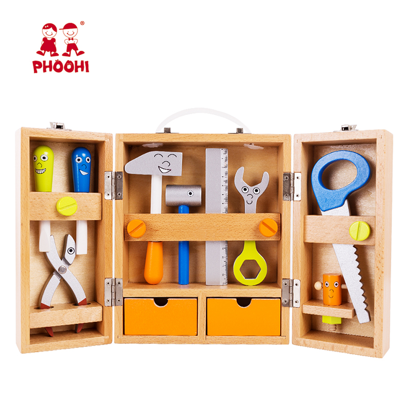 childrens wooden tool set