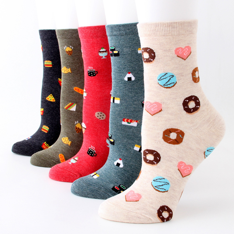 

Womens Cute Funny Sock Casual Cotton Crew Socks Women's Cool Animal Fun Crazy Socks, Multi