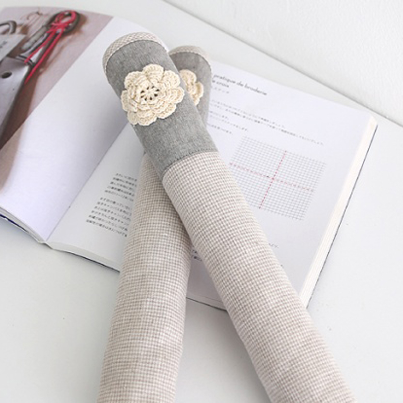 

high quality Thickening 1 Pair Cotton Refrigerator Handle Cover Practical Doorknob Door Handle Cover Double-door Fridge Gloves