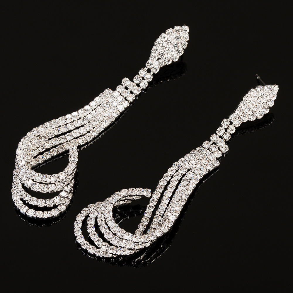 

Ear Nail Temperament Will Earrings Tassels Eardrop Overlength Ear Hook Woman Earring