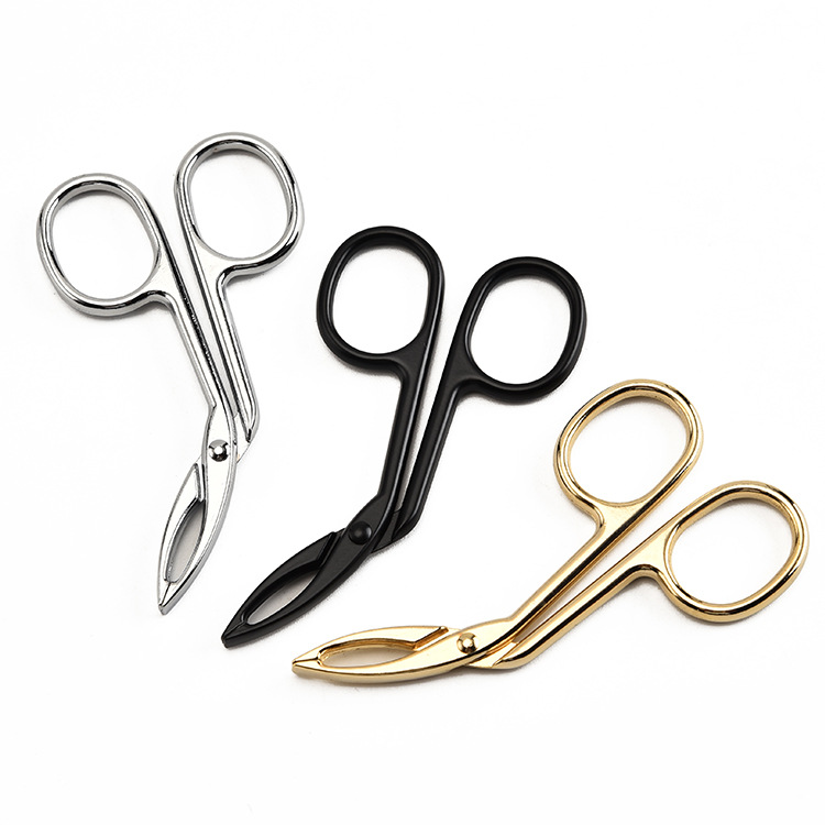 

Eyebrow Tweezers Face Hair Removal Make Up Scissors Durable Metal Cosmetic Trimmer Eyelash Clipper