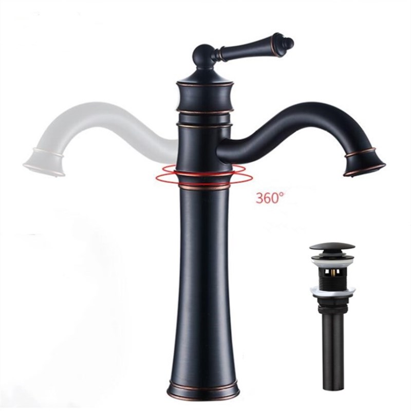 

Bathroom Basin Faucet ORB Finished Sink Mixer solid copper North Europe style Tap Sink Taps Basin Faucet