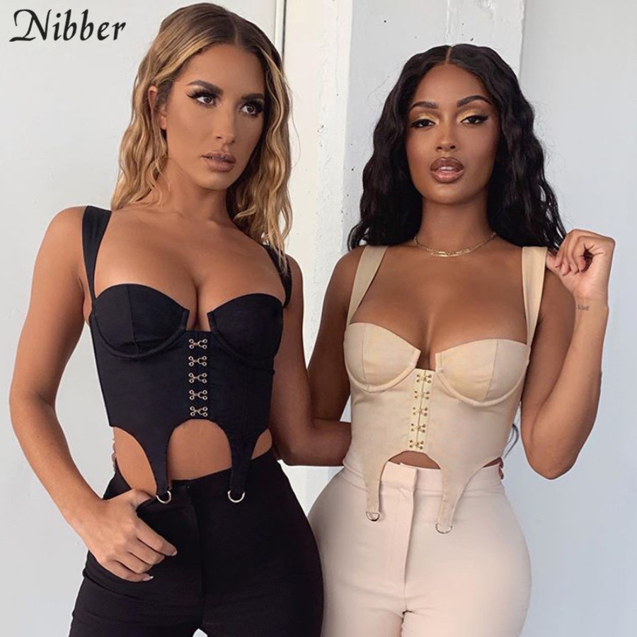 

sexy low cut black crop tops women camisole 2020 spring new hot wild home wear high street leisure tank tops tees femme