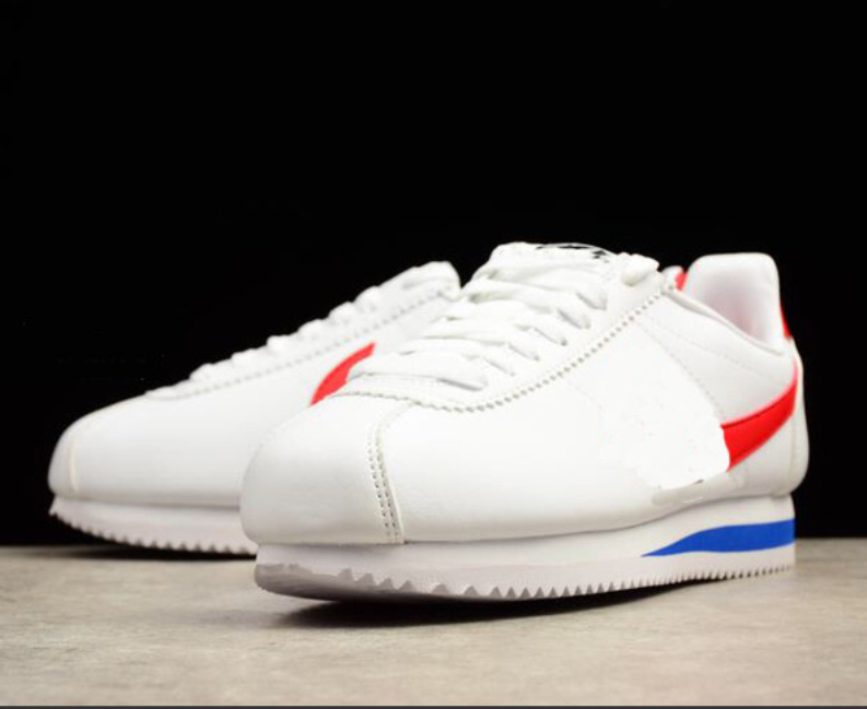 cortez shoes white and black