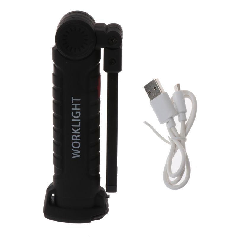 

Drop Ship. COB LED Work Light Rechargeable Magnet Inspection Lamp Folding Torch