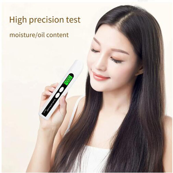 

Skin Care Tool Face Skin Sensor Monitor Oil Detector LED Display Skin Analyzer Tester Digital Facial Moisture Oil Analyzer